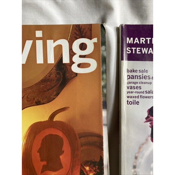 1998  MARTHA STEWART LIVING Magazine Halloween & Spring With Recipe cards - Picture 2 of 8